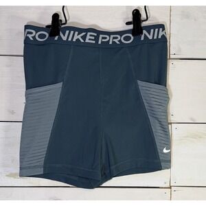 Nike Pro Womens Dri Fit Tight High Rise 3" Shorts Size Small DM6938-058